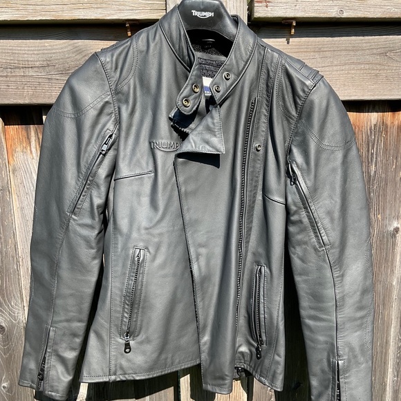 Leather motorcycle jacket - Picture 4 of 4